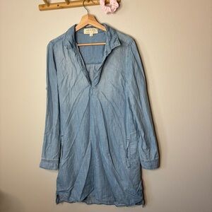 Cloth & Stone Chambray Dress medium